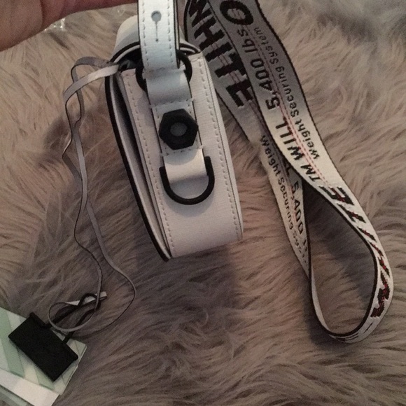 Off-white Virgil Abloh binder clip mini white bag - Picture 5 of 8